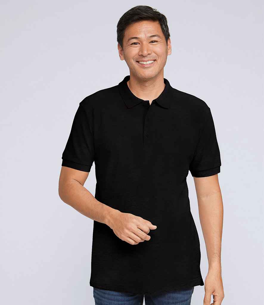 Gildan Hammer Piqué Polo Shirt | Black - Image 3