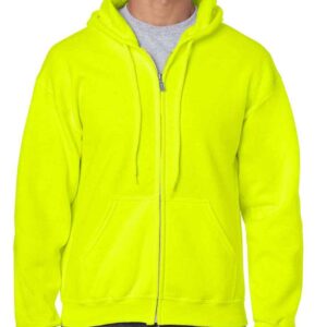 Gildan Heavy Blendâ„¢ Zip Hooded Sweatshirt | Safety Green