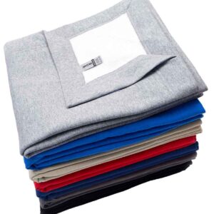 Gildan HeavyBlend™ Fleece Stadium Blanket | Sport Grey