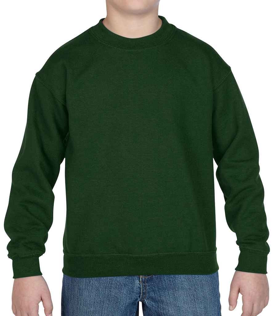 Gildan Kids Heavy Blend™ Drop Shoulder Sweatshirt | Forest Green