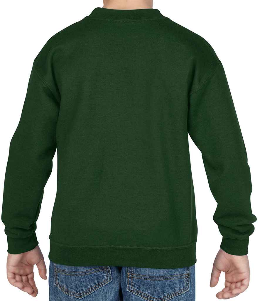 Gildan Kids Heavy Blend™ Drop Shoulder Sweatshirt | Forest Green - Image 2