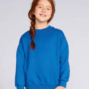 Gildan Kids Heavy Blend™ Drop Shoulder Sweatshirt | Royal Blue