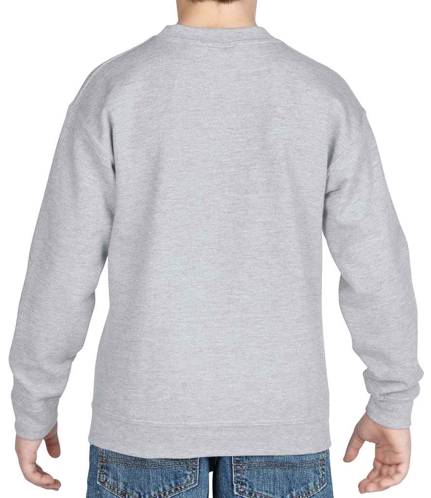 Gildan Kids Heavy Blend™ Drop Shoulder Sweatshirt | Sport Grey - Image 3