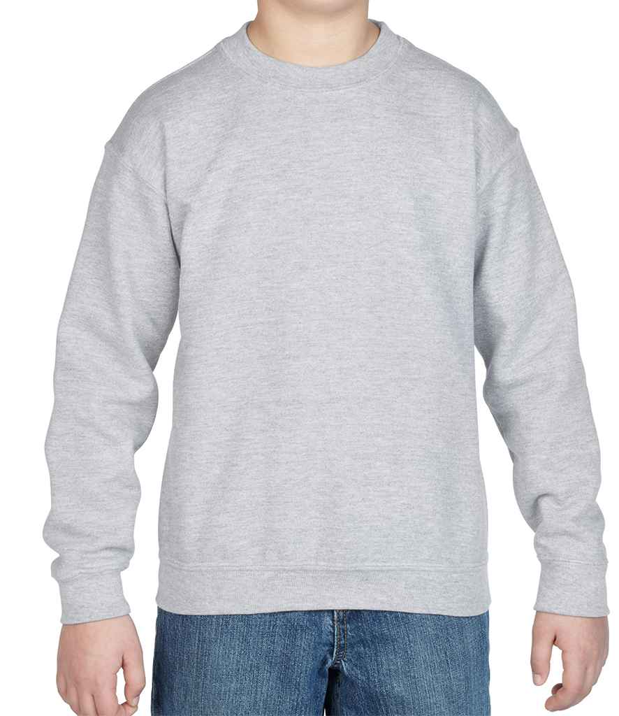 Gildan Kids Heavy Blend™ Drop Shoulder Sweatshirt | Sport Grey - Image 2