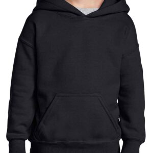 Gildan Kids Heavy Blend™ Hooded Sweatshirt | Black