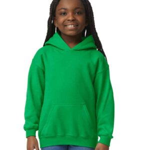 Gildan Kids Heavy Blend™ Hooded Sweatshirt | Irish Green