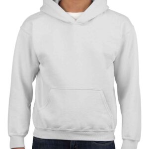 Gildan Kids Heavy Blend™ Hooded Sweatshirt | White