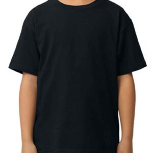 Gildan Kids SoftStyle® Midweight T-Shirt | Pitch Black