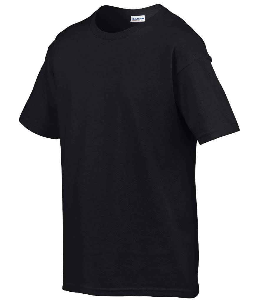 Gildan Kids SoftStyle® Youth T-Shirt | Black - Image 3
