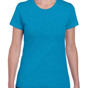 Gildan Ladies Heavy Cotton™ T-Shirt | Heather Sapphire
