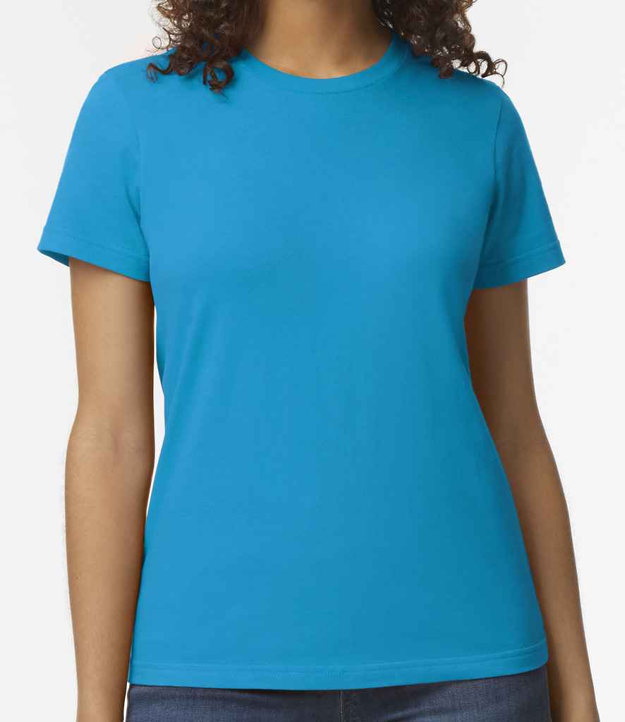 Gildan Ladies SoftStyle® Midweight T-Shirt | Sapphire Blue - Image 2