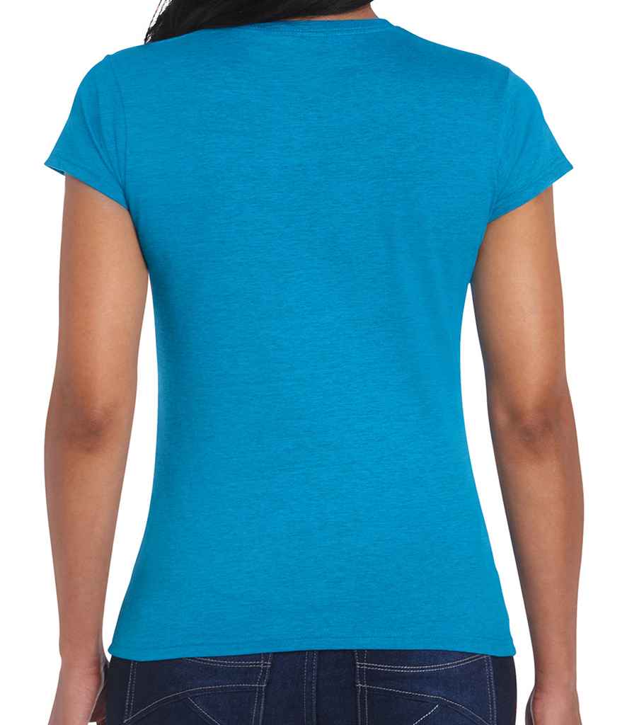 Gildan Ladies SoftStyle® T-Shirt | Antique Sapphire - Image 3