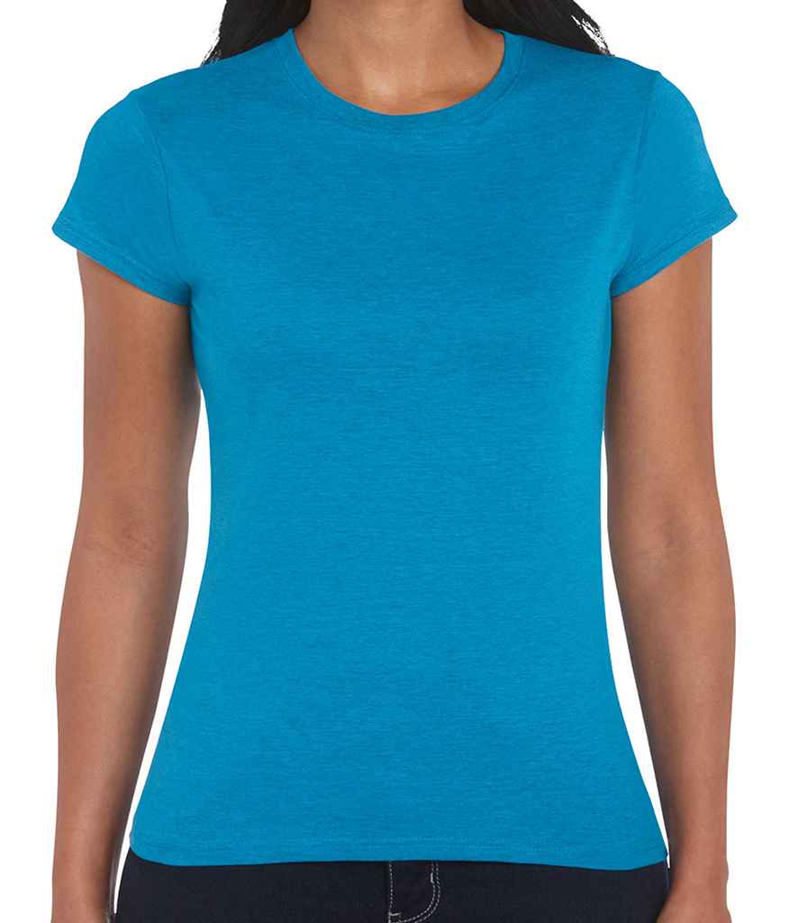 Gildan Ladies SoftStyle® T-Shirt | Antique Sapphire - Image 2