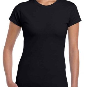 Gildan Ladies SoftStyle® T-Shirt | Black