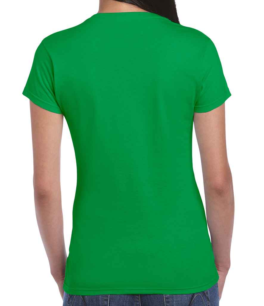 Gildan Ladies SoftStyle® T-Shirt | Irish Green - Image 2