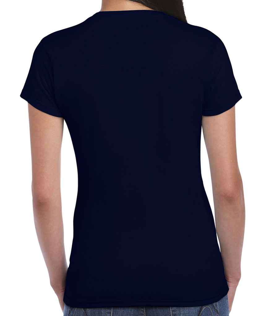 Gildan Ladies SoftStyle® T-Shirt | Navy - Image 3