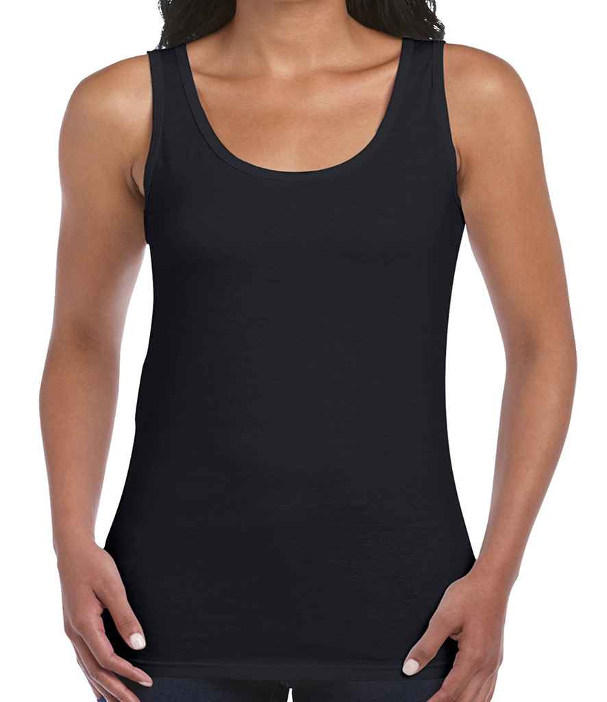 Gildan Ladies SoftStyle® Tank Top | Black