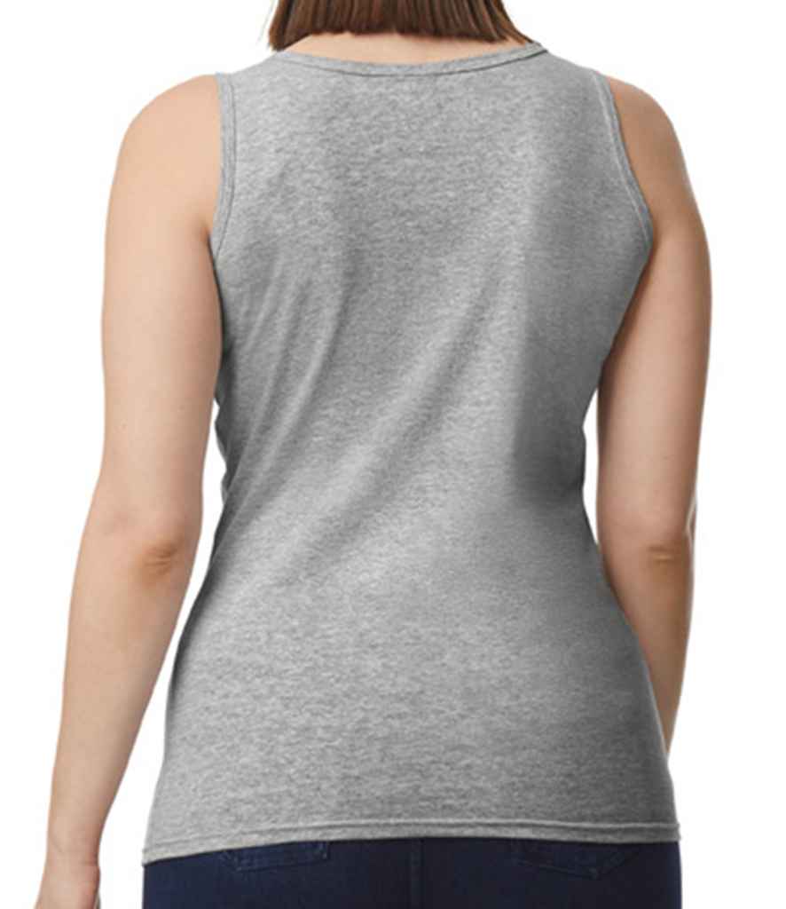 Gildan Ladies SoftStyle® Tank Top | Sport Grey - Image 2