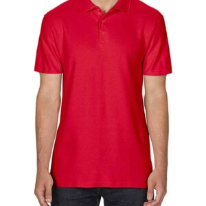 Gildan SoftStyle® Double Piqué Polo Shirt | Red