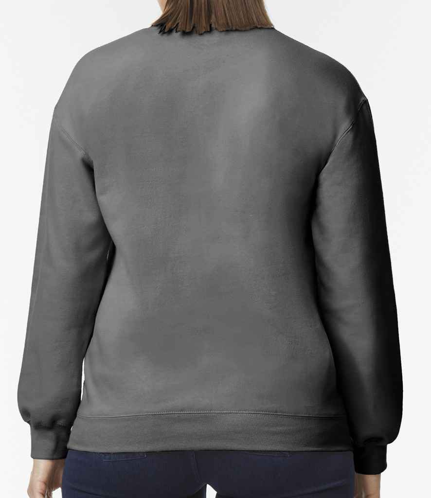 Gildan SoftStyle® Midweight Crew Neck Sweatshirt | Charcoal - Image 2