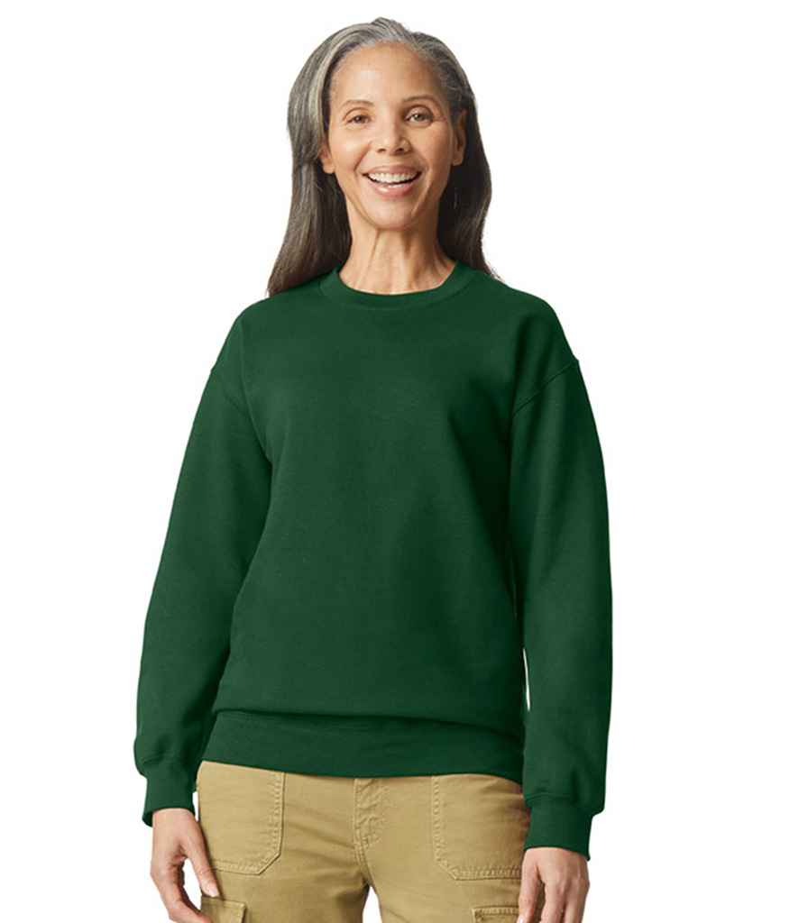 Gildan SoftStyle® Midweight Crew Neck Sweatshirt | Forest Green