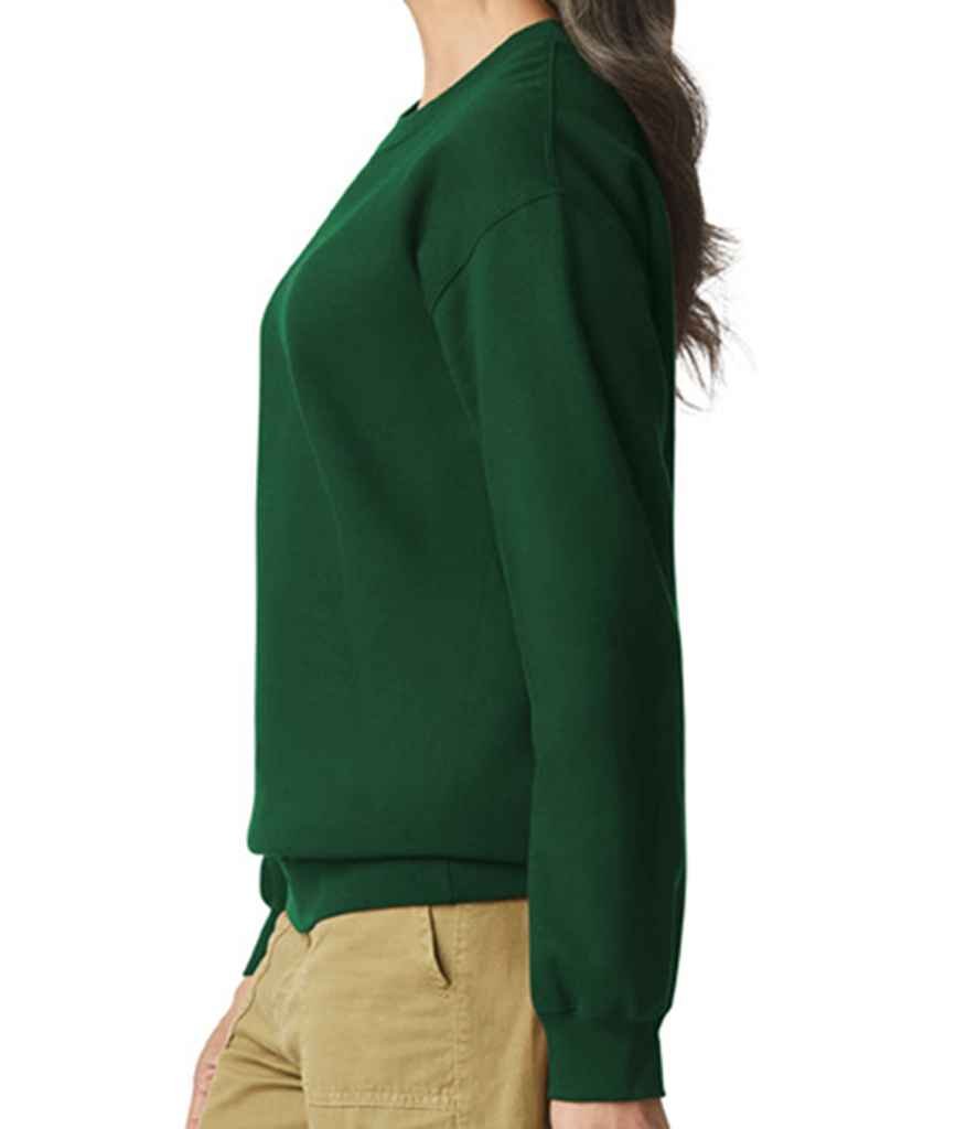 Gildan SoftStyle® Midweight Crew Neck Sweatshirt | Forest Green - Image 3