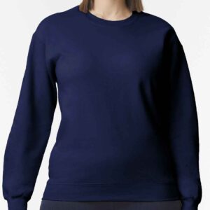 Gildan SoftStyle® Midweight Crew Neck Sweatshirt | Navy