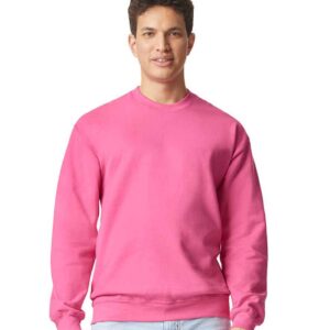 Gildan SoftStyle® Midweight Crew Neck Sweatshirt | Pink Lemonade