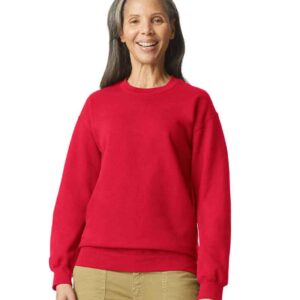 Gildan SoftStyle® Midweight Crew Neck Sweatshirt | Red