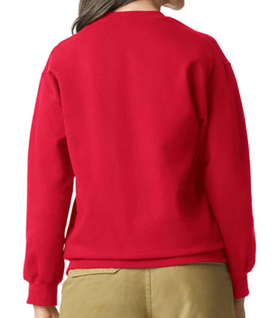 Gildan SoftStyle® Midweight Crew Neck Sweatshirt | Red - Image 2