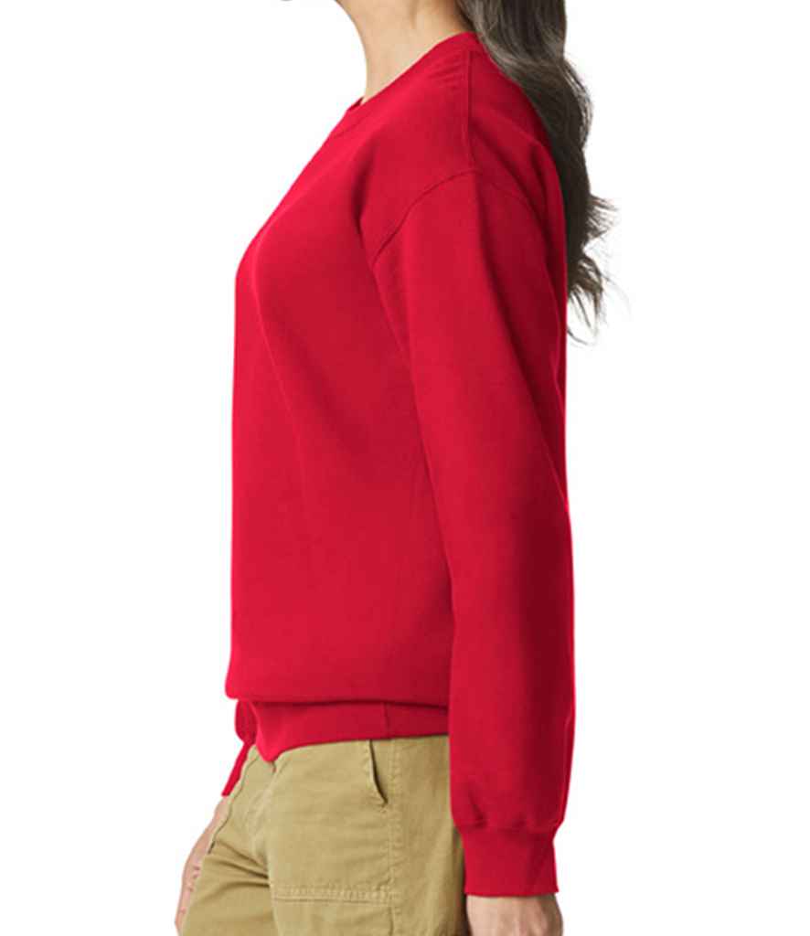 Gildan SoftStyle® Midweight Crew Neck Sweatshirt | Red - Image 3
