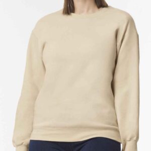Gildan SoftStyle® Midweight Crew Neck Sweatshirt | Sand