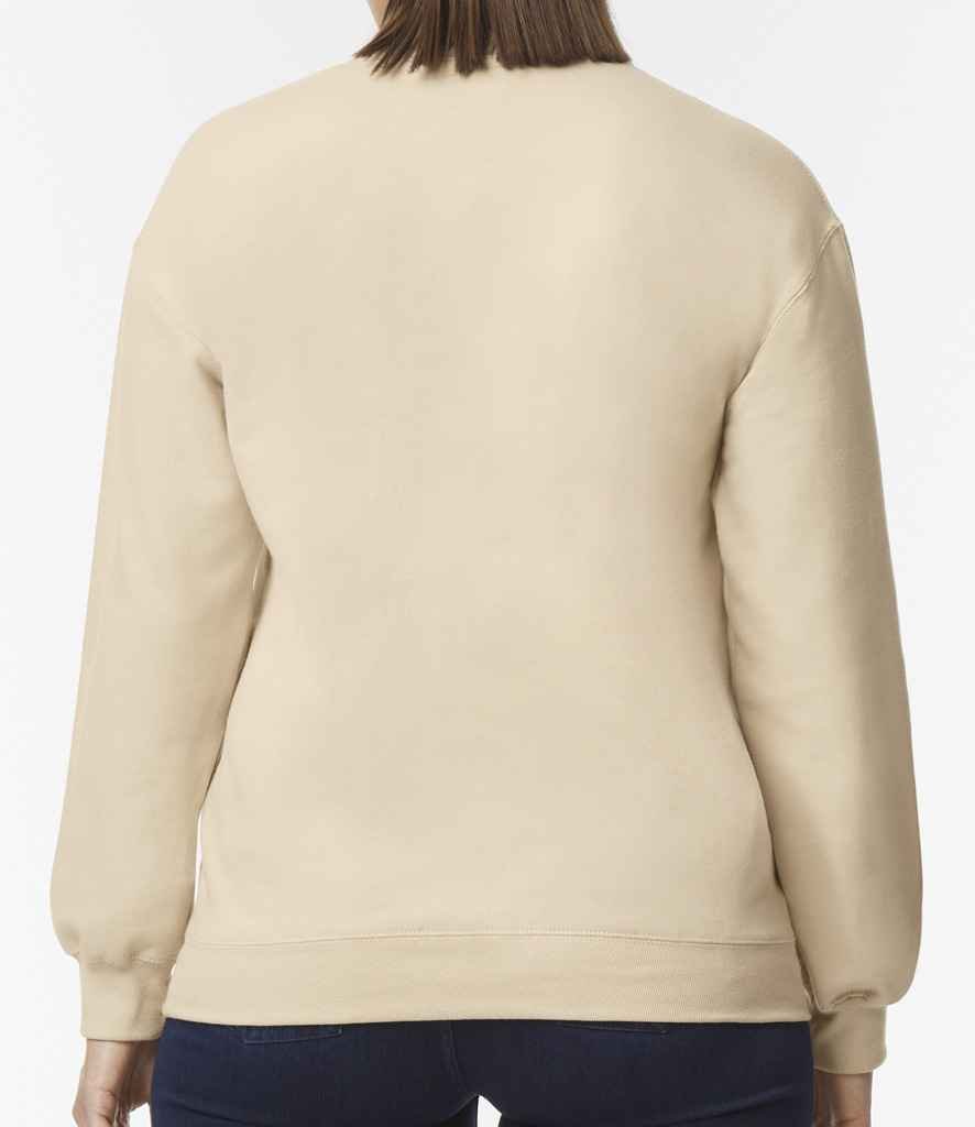 Gildan SoftStyle® Midweight Crew Neck Sweatshirt | Sand - Image 2