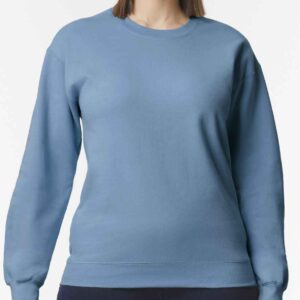 Gildan SoftStyle® Midweight Crew Neck Sweatshirt | Stone Blue