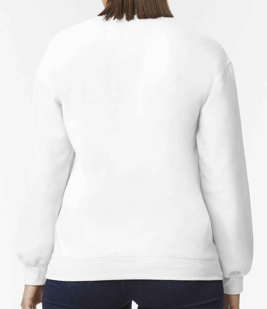 Gildan SoftStyle® Midweight Crew Neck Sweatshirt | White - Image 3