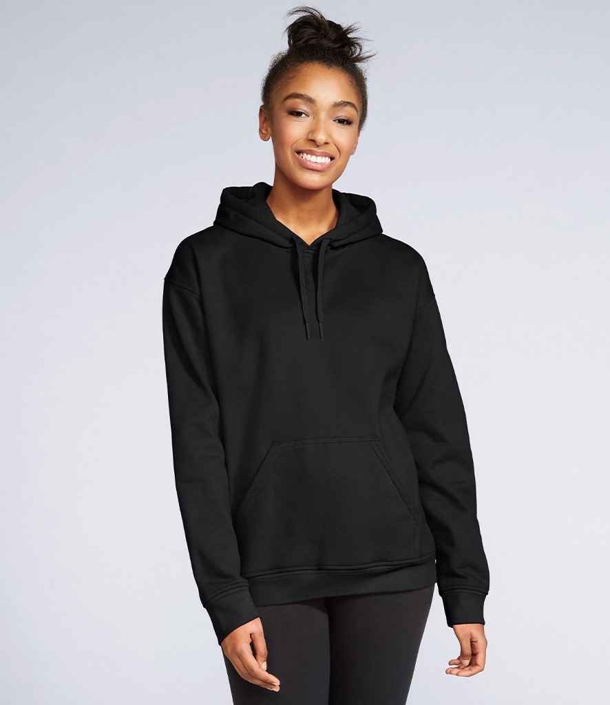 Gildan SoftStyle® Midweight Hooded Sweatshirt | Black