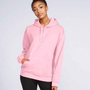 Gildan SoftStyle® Midweight Hooded Sweatshirt | Light Pink
