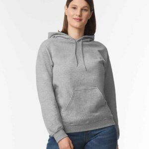Gildan SoftStyle® Midweight Hooded Sweatshirt | Sport Grey