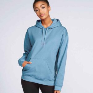 Gildan SoftStyle® Midweight Hooded Sweatshirt | Stone Blue