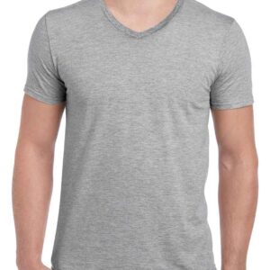 Gildan SoftStyle® V Neck T-Shirt | Sport Grey