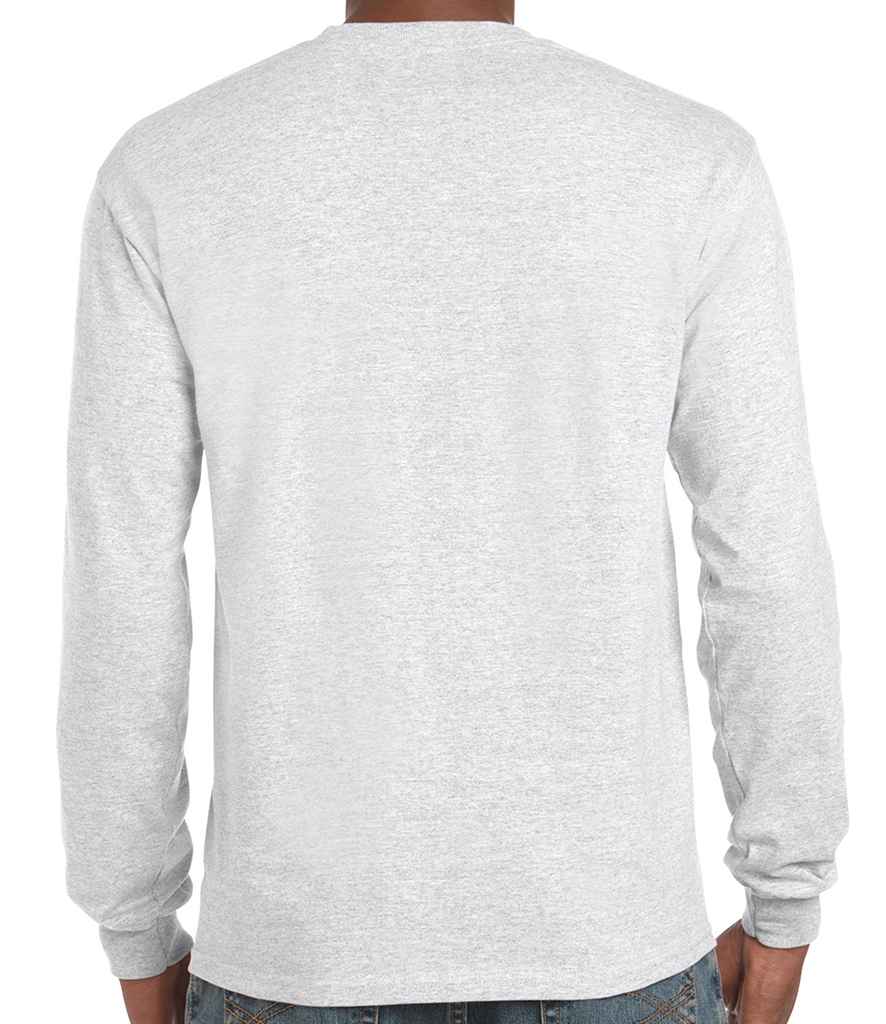 Gildan Ultra Cotton™ Long Sleeve T-Shirt | Ash - Image 3
