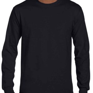Gildan Ultra Cotton™ Long Sleeve T-Shirt | Black