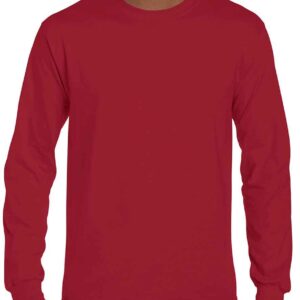 Gildan Ultra Cotton™ Long Sleeve T-Shirt | Cardinal Red