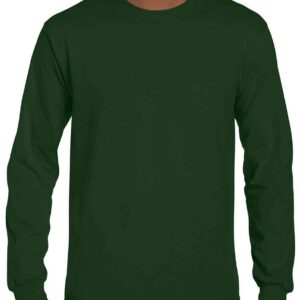 Gildan Ultra Cotton™ Long Sleeve T-Shirt | Forest Green