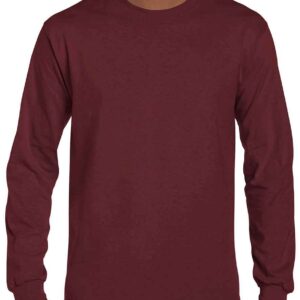 Gildan Ultra Cotton™ Long Sleeve T-Shirt | Maroon