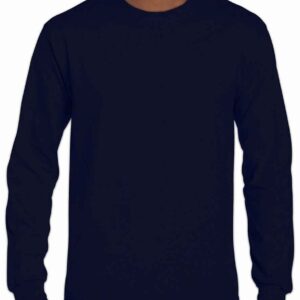 Gildan Ultra Cotton™ Long Sleeve T-Shirt | Navy
