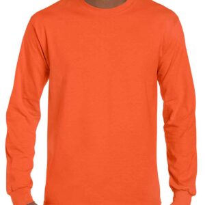 Gildan Ultra Cotton™ Long Sleeve T-Shirt | Orange