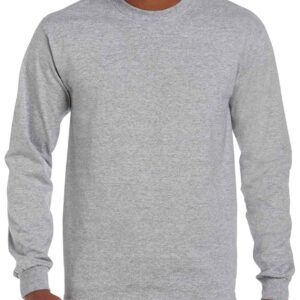 Gildan Ultra Cotton™ Long Sleeve T-Shirt | Sport Grey