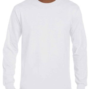 Gildan Ultra Cotton™ Long Sleeve T-Shirt | White