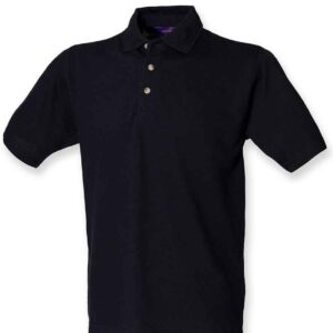 Henbury Classic Heavy Cotton Piqué Polo Shirt | Navy